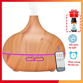 Mua Máy Xông Tinh Dầu Khuếch Tán Phun Sương Cổ Cao Bù Ẩm Phòng Điều Hòa Có Chế Độ Tự Ngắt Khi Hết Nước Có Đèn Led 7 Màu Phù Hợp Với Phòng 30m