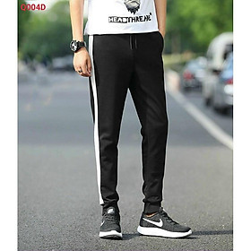 Quần JOGGER Dài Nam Nữ Unisex Chất Vải Nỉ Poly 2 Sọc CÓ KHOÁ Túi, Quần thể thao nam nữ jogger CÓ KHOÁC túi PHỐI 1 SỌC Cao Cấp kiểu bó ống Hàn Quốc chất vải đẹp BO LAI DẸP - JINS STORE