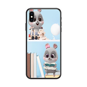 Ốp lưng TPU viền dẻo cho điện thoại IPHONE XS MAX Hình Chuột Tết 2020 - Mẫu 28