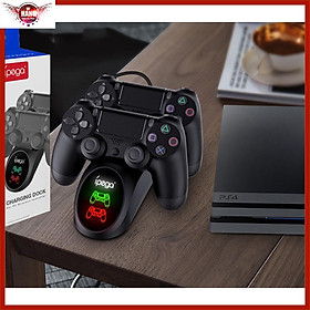 Mua Đế sạc cho 2 tay cầm PS4 Slim/ Pro có led báo hiêu - iPega 9180 - Hồ Phạm