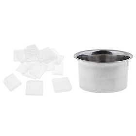 1KG Soap Base Stainless Steel Candle Wax Melting Pot Double Boiler DIY Soap