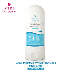 DAILY INTIMATE WASH PRO 5 IN 1 - DUNG DỊCH VỆ SINH PHỤ NỮ 5 TRONG 1 MIRI 150ml