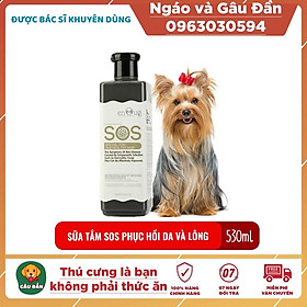 Sữa Tắm Sos Cho Chó Mèo Giúp Phục Hồi, Bảo Vệ, Ngăn Ngừa Viêm Lông Da Chai 530Ml Màu Đen (HÀNG CHÍNH HÃNG)