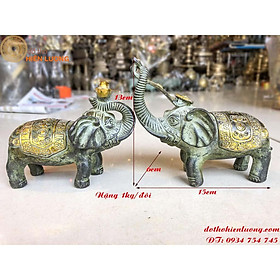 Mua Đôi voi xanh giả cổ
