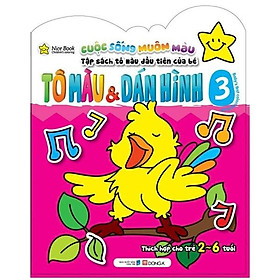 Cuộc sống muôn màu - tô màu & dán hình