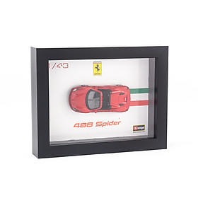 Mua Khung tranh mô hình xe Ferrari 488 Spider 1:43 Bburago