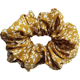 Dây buộc tóc scrunchies hoa xinh xắn