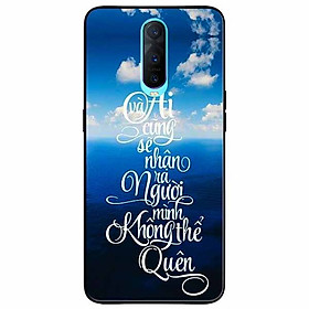 Ốp lưng in cho Oppo R17 Pro Mẫu Không Thể Quên