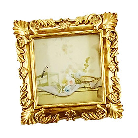 Photo Frame with Stand and Hook Picture Frame Ornament Picture Display Frame Ornate Photo Frames for Bedside Hallway Gallery Wedding Studio