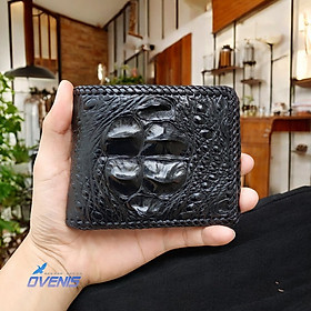 Ví Nam Da Cá Sấu 2 Mặt [Gù Cá Sấu Nguyên Con Rất Đẹp