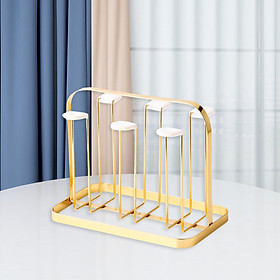 Stylish Mug Drying Rack Glasses Tea Cup Organizer for Kitchen Counter