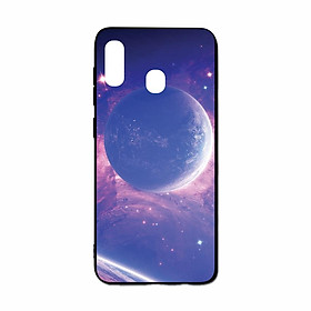 Ốp lưng kính cường lực cho Samsung Galaxy A20 in hình 3D - mẫu 111