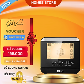 Nồi Chiên Không Dầu, Nồi Chiên Hơi Nước OLIVO SF18 Thương Hiệu Mỹ Cao Cấp Gồm 50 Chức Năng Làm Bít Tết Hấp Nướng Hâm Nóng Đa Năng Dung Tích 18 Lít Công Suất 2450 W - Hàng Chính Hãng