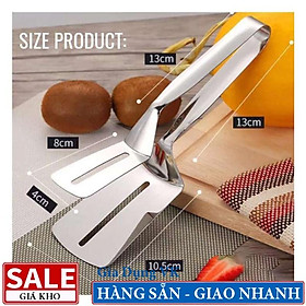 Kẹp Gắp Thức Ăn Đảo Thức Ăn Inox Tiện Lợi