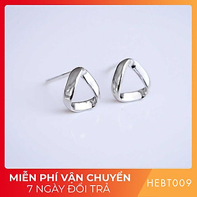 Bông hoa tai nữ bạc s925 cao cấp HEBT009 BH trọn đời