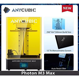 Hình ảnh Máy in 3D ANYCUBIC PHOTON M3 MAX 7k Màn hình LCD đơn sắc kích thước lớn 13.6 Inch độ chính xác cao, hàng nhập khẩu chính hãng