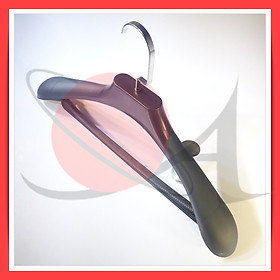 Mua Bộ Móc Treo Áo Vest Nhựa Đen Vai Trơn Phom Chuẩn Đẹp