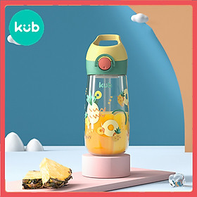Bình Uống Nước PPSU Nắp Bật Cho Bé Dung Tích 480ml 3 Lớp Khóa Chống Rò Rỉ, Có Tay Cầm Thuận Tiện Mang Đi Học