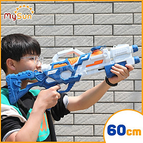 Súng phun bắn đạn nước liên thanh đồ chơi 2 nòng áp lực cao, loại to khổng lồ giá rẻ cho bé.