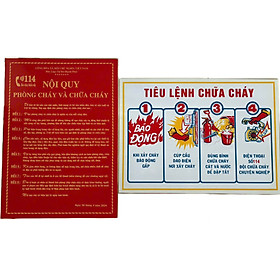 Mua Bộ bảng nội quy tiêu lệnh PCCC