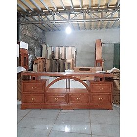 Mua Kệ tivi kiểu vòm gỗ sồi m8  2m 2m2