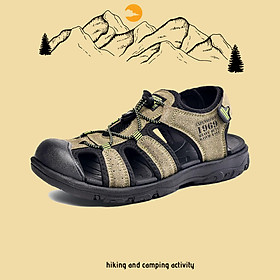 SANDAL - GIÀY RỌ LEO NÚI LỘI SUỐI NEVIS 309 - 40 - Xanh rêu