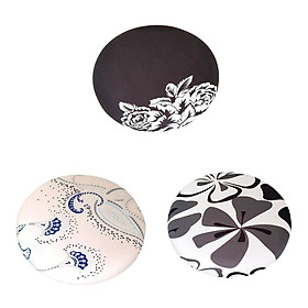 3pcs Fashionable Bar Stool Covers Salon Round Lift Chair Seat Sleeves