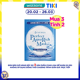 Mặt Nạ Senka Perfect Aqua Rich Mask Extra Moist 21g