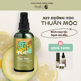 Hình ảnh sách Xịt Dưỡng Tóc Thảo Mộc the FleurA Ngăn Rụng Tóc Giúp Mọc Tóc Nhanh Ngăn Nấm Da Đầu