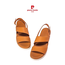 Sandal nữ Pierre Cardin chất liệu da cao cấp, kiểu dáng năng động, thoải mái, quai hậu tăng giảm kích cỡ, đế cao 3cm - PCWFWS 223