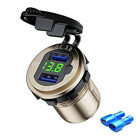 Xe điện tích nhanh mới xe Dual USB Bộ sạc bộ điều hợp Auto Auto