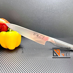Mua DAO THÁI CÔNG NGHỆ NHẬT ĐẲNG CẤP sản xuất bởi thép SATO Mẫu Mới SIÊU BÉN  MŨI NHỌN  CÔNG NGHỆ ĐÚC NGUYÊN KHỐI NHẬT BẢN. Dụng cụ nhà bếp chuyên dùng thái Sashimi  phi lê mỏng - Hàng Nội Địa Nhật