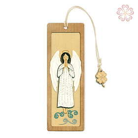 Bookmark nghệ thuật - thiên thần trắng - size 13.5 x 5.3 cm