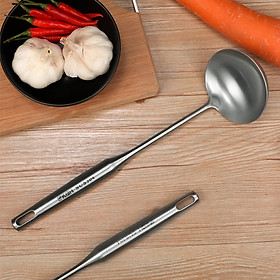 KBH anti-scald long handle easy to hang soup spoon/stainless steel spoon/pot spoon KBH-TSA1
