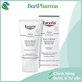 Hình ảnh Kem Dưỡng Cho Da Khô và Da Bị Kích Ứng Eucerin Ato Control Soothing Face Cream 50ml