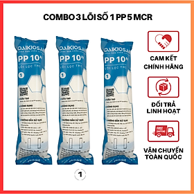 Mua COMBO 3 LÕI LỌC NƯỚC PP 10  5 MICRO - HÀNG CHÍNH HÃNG