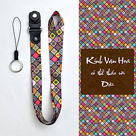 Mua Dây đeo treo điện thoại phong cách cổ trang Strap vải mịn cao cấp - Kính Vạn Hoa