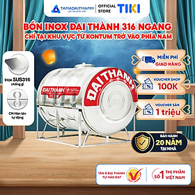 Mua Bồn nước inox Đại Thành Vigo SUS 316 Ngang 500L 1000L 1500L 2000L Chính hãng  Chỉ bán khu vực miền Nam  Bảo hành 20 năm