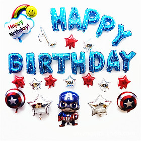 Sét Bong Bóng Trang Trí Sinh Nhật Nhiều Mẫu Kèm Bơm Tay- Hàng Chính Hãng