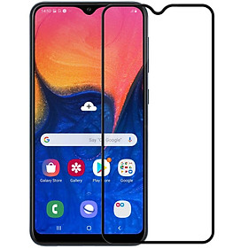 Miếng dán kính cường lực full 111D cho Samsung Galaxy A10 hiệu HOTCASE mỏng 0.3mm, độ cứng 9H - Hàng nhập khẩu