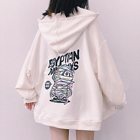 Mua Aó nỉ hoodie full zip ( dây kéo) EGYPTIAN mặc cả thu đông và chống nắng
