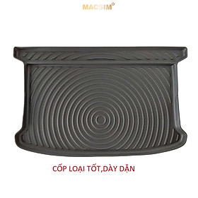 Thảm lót cốp xe ô tô tô sd4 Dolphin 2021+ Nhãn hiệu Macsim chất liệu nhựa TPE + silicon cao cấp màu đen