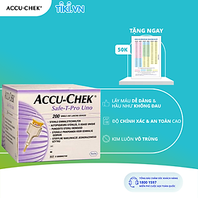 Thiết Bị Lấy Máu Đã Có Kim ACCU-CHEK Safe-T-Pro Uno