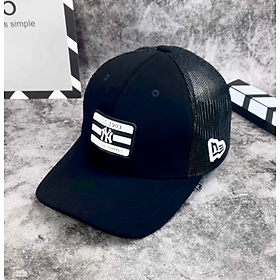 Nón kết, mũ lưỡi trai N.Y vải kaki phối lưới form chuẩn thời trang siêu đẹp