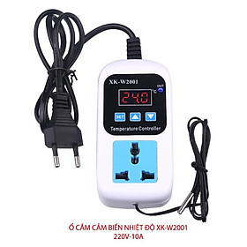 Mua Ổ cắm cảm biến nhiệt độ XK-W2001 thông minh với màn hình kỹ thuật số  đầu cảm biến rời