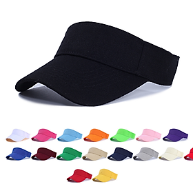 Đàn ông phụ nữ điều chỉnh mũ quần vợt thể thao chiếc mũ cổ điển Sun Sports Visor Mũ chạy mũ quần vợt Mũ thể thao ngoài trời Color: 8