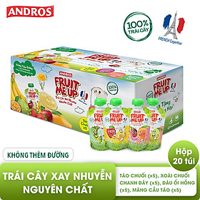 Trái Cây Xay Nhuyễn Nguyên Chất Andros Fruit Me Up - Hỗn hợp 4 vị