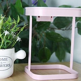 Mini Waste Bins Plastic Bucket Mini Flip Cover Counter Top Trash Can Desktop Dustbin Small Countertop Trash Can