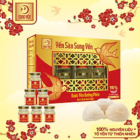 Nước Yến Đường Phèn 15% Song Yến (Lốc 6 Lọ x 70ml)