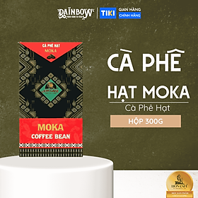 LION CAFE - Cà phê hạt Moka - Hộp 300g